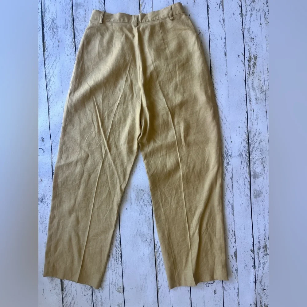 Vintage Banana Republic Linen Trousers Khaki size 4 / size 8